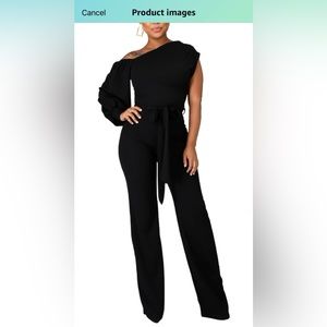 Black Women’s Evening Jumpsuit